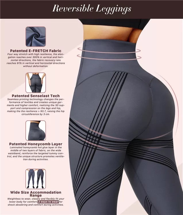 Reversible Seamless Body Shaping Leggings